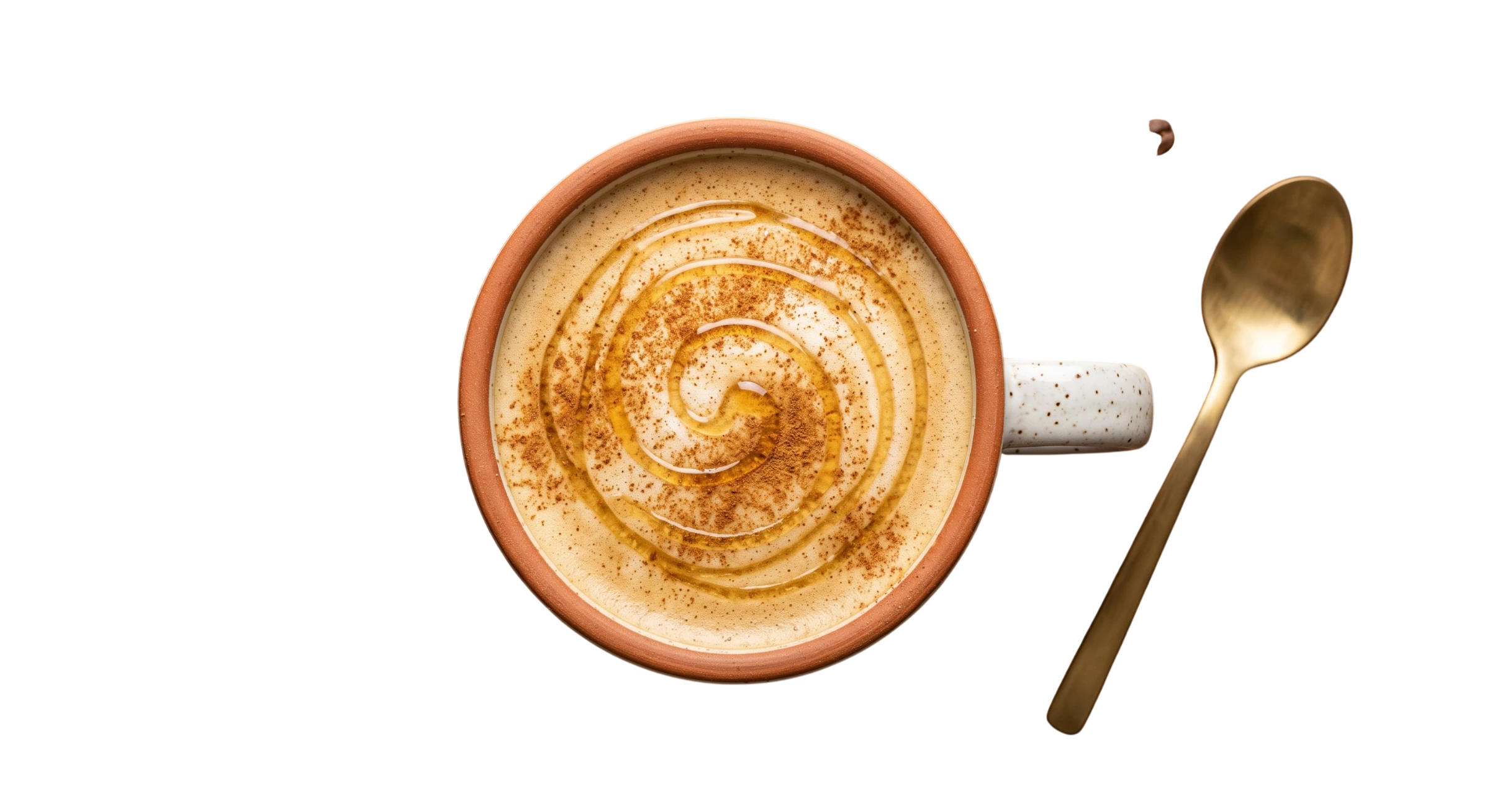 Taza de honey latte